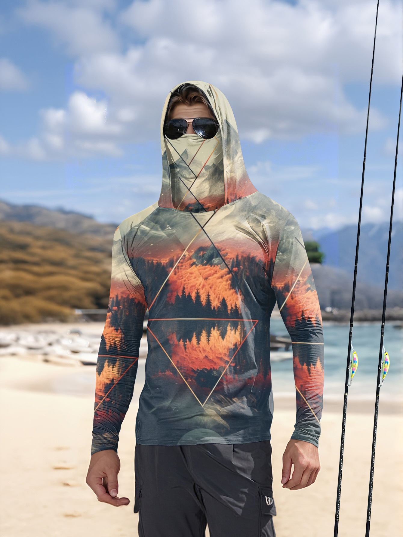 Fishing Hoodie - Sudadera de Pesca para Hombre con
