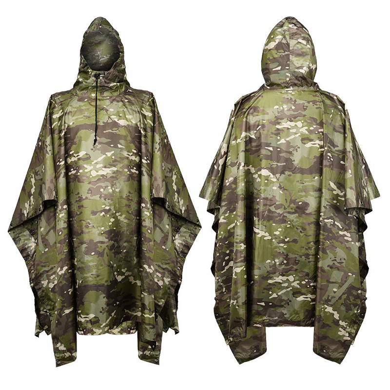 Fishing Rain Suit - Impermeable de Camuflaje Táctico, Poncho de