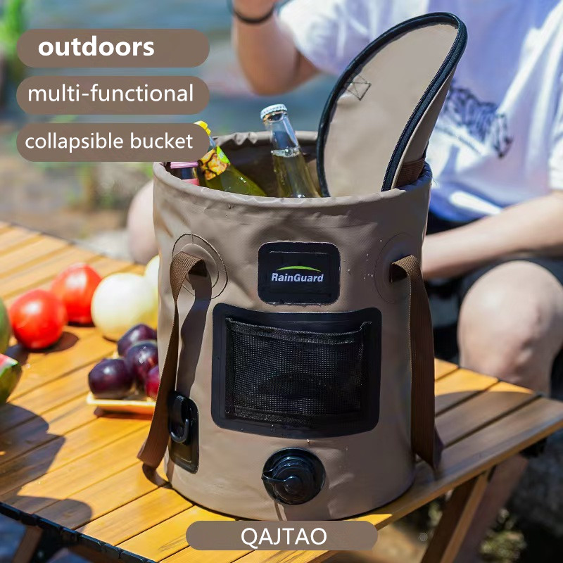 Fishing Bag Waterproof - Cubo Plegable Portátil de 25L, Bolsa
