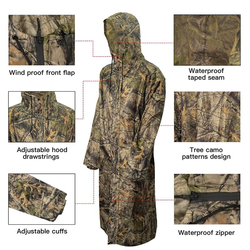 Chubasquero de camuflaje para  - Fishing Rain Suit reseña y precio