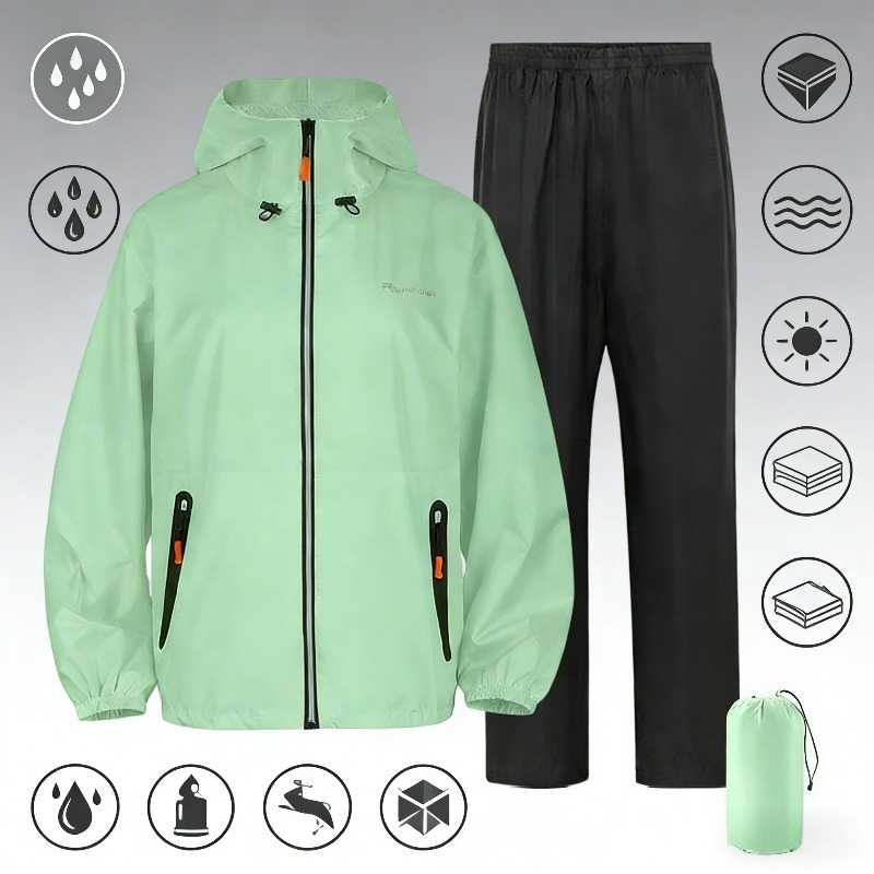 Traje Impermeable de Cuerpo Co - Fishing Rain Suit reseña y precio