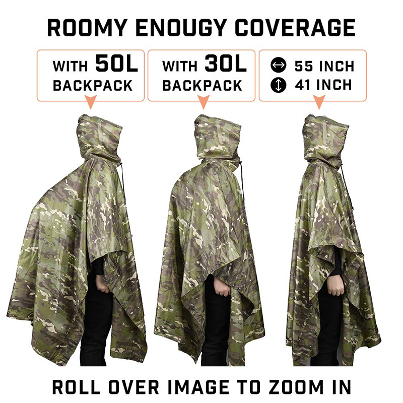Impermeable de Camuflaje Tácti - Fishing Rain Suit reseña y precio