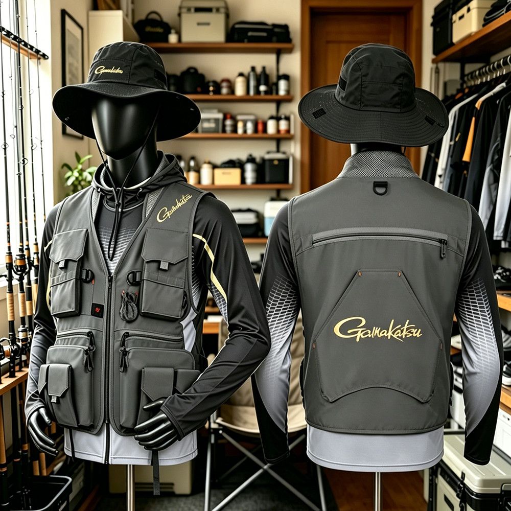 Chaleco de Pesca Gamakatsu par - Fishing Rain Suit reseña y precio