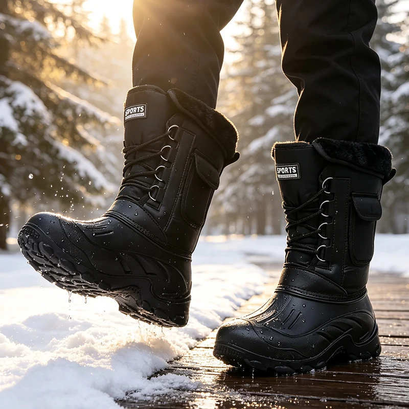 Botas de nieve de invierno par - Fishing Boots reseña y precio