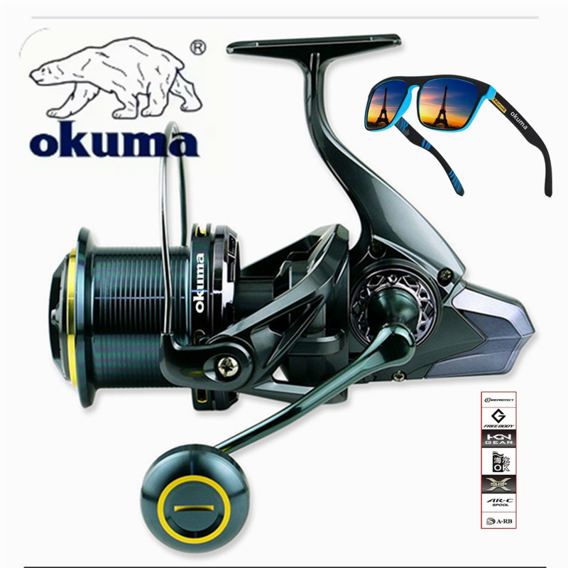 Carrete de Pesca OKUMA 9000-14 - Daiwa Reel Bg reseña y precio