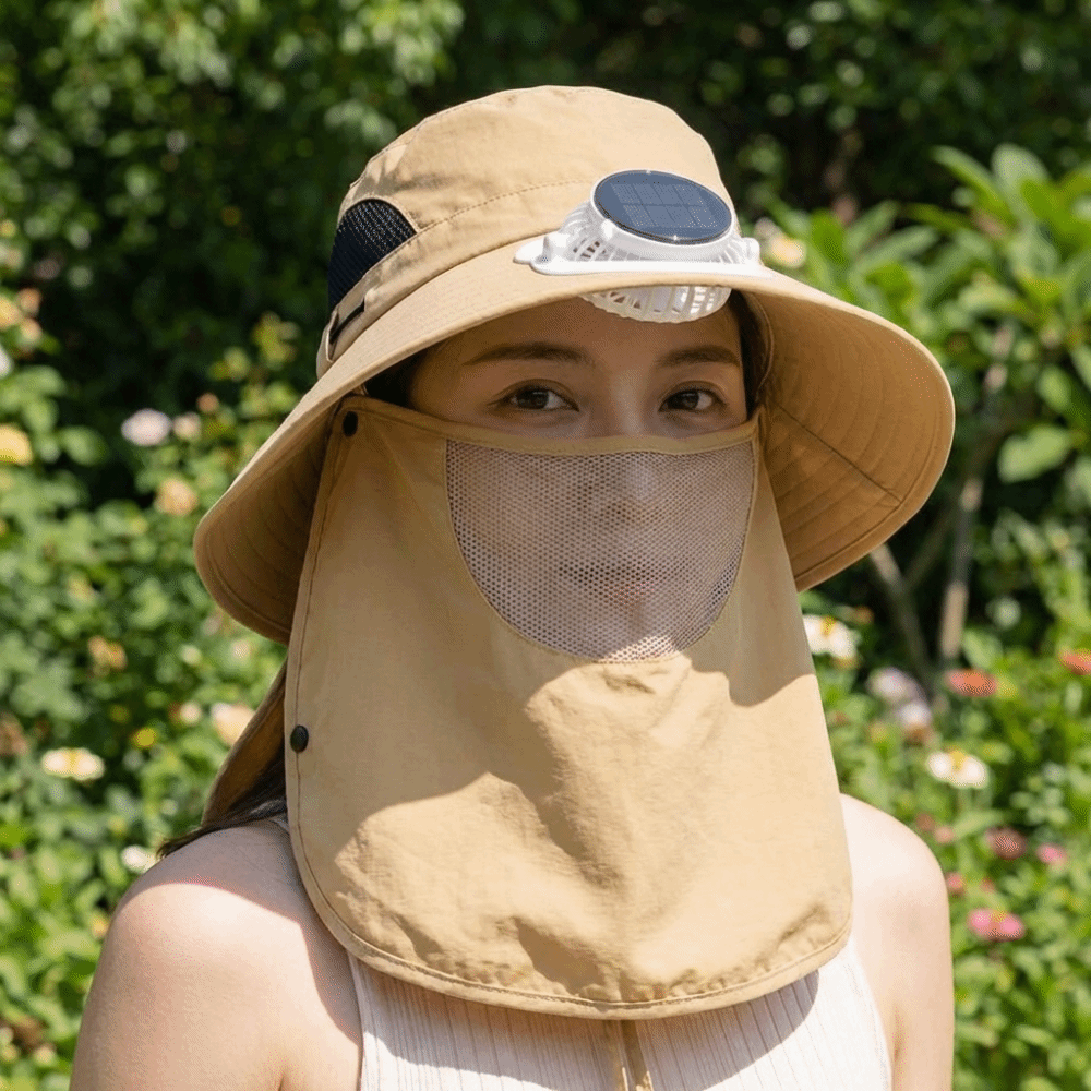 Sombrero con Ventilador Solar  - Fishing Hat reseña y precio